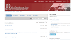 Desktop Screenshot of libguides.occc.edu